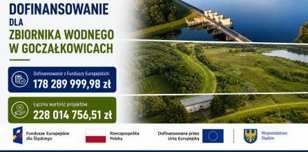 Dofinansowanie dla Zbiornika Wodnego w Goczałkowicach